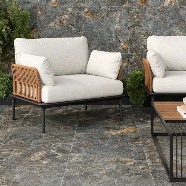КерамогранІт Cersanit Stone Galaxy Graphite Matt Rect 598Х598 559616 фото