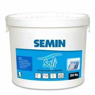 Шпаклівка SEMIN фінішна акрилова Soft 20кг 69523 фото