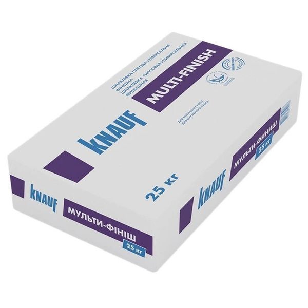 Шпаклевка Knauf гипсовая MULTI-FINISH 25кг 30983 фото