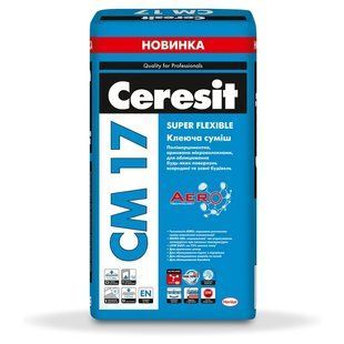 Клей для плитки Ceresit CM 17 AERO SUPER FLEXIBLE 25кг 41386 фото