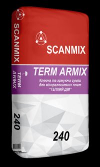 Scanmix TERM ARMIX 240 Клеюча та армувальна суміш 25 кг 1681965399 фото