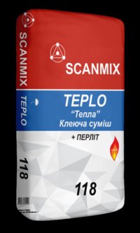 Scanmix TEPLO 118 Клей для плитки 20кг 1684070341 фото