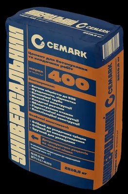 Цемент CRH Cemark Універсальний ПЦ ІІ/Б-Ш-400 (Кам'янець-Подільський) 25 кг 1709530851 фото